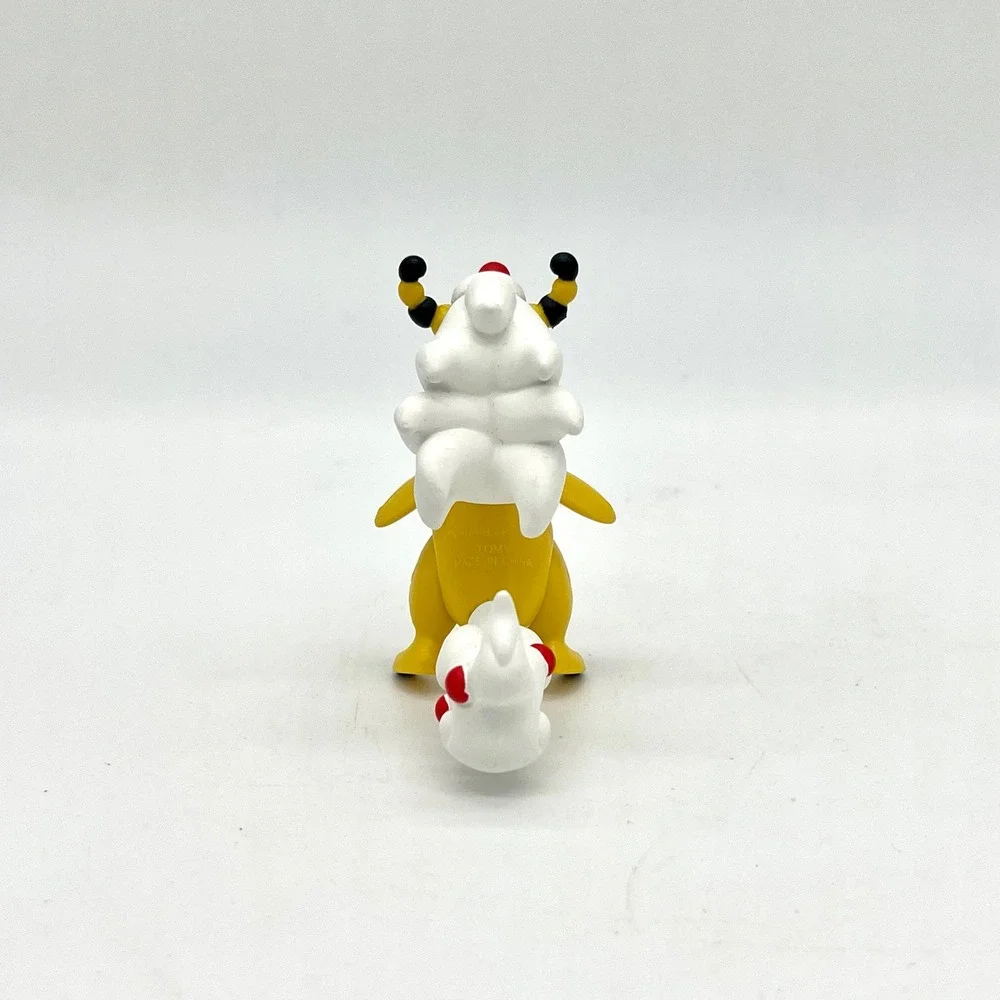 Tomy Mega‎ Ampharos Pokemon Figure Toy Collectible Anime Yellow White